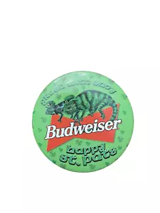 "CL53 BUDWEISER WERBE-PIN - HAPPY ST. PATS DAY - ""GRÜN MIT ENVY"" - 3" - Bild 1 von 2