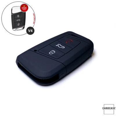CAROCASE FOB Silikon Cover Schutzhülle für VW Golf Passat Keyless-Go Smartkey Schlüssel