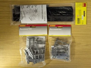 Hornby R658 INCLINED PIERS (set of 7), R659 HIGH LEVEL PIERS & R660 SIDE WALLS - Picture 1 of 4