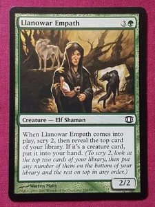 Magic The Gathering FUTURE SIGHT LLANOWAR EMPATH green card MTG - Picture 1 of 2