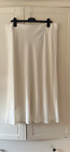 Bnwt Marks And Spencer Ivory Colour Long Skirt Size 18 Reg