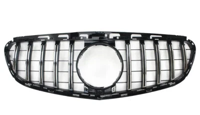 Parrilla delantera cromada para Mercedes Benz W212 E350 E550 2014 2015 2016 parachoques Foto 1 de 3