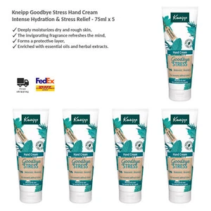 Kneipp Goodbye Stress Hand Cream Intense Hydration & Stress Relief 5x75ml - Picture 1 of 3
