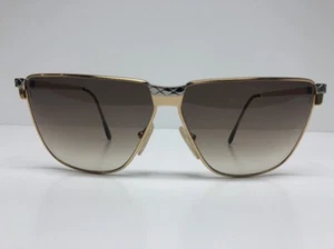 Laura Biagiotti VINTAGE Designer Gradient Sunglasses Classy Silver Gold Glasses - Picture 1 of 9