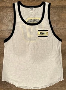 Colorado Buffaloes CU Buffs Black, White & Gold Women's Tank Top Shirt M PINK - Picture 1 of 4
