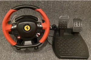Xbox One Thrustmaster Ferrari 458 Spider Racing Steering Wheel & Pedals - Picture 1 of 1