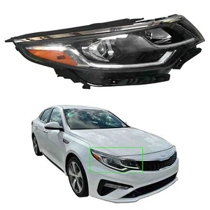 For 2019 2020 Kia Optima Headlight Halogen LED DRL 92102D5500 Passenger w/ Bulb - Picture 1 of 5