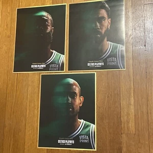 2024 NBA Finals Poster Games 1,2,5 Boston Celtics Champions: Brown Tatum Horford - Picture 1 of 9