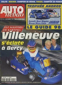 AUTO HEBDO n°1114 03/12/1997 BERCY GUIDE TROPHEE ANDROS - Foto 1 di 1