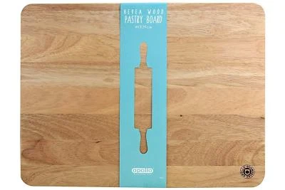 Wooden Cutting Board Hevea Chopping Board Meat Bread Pastry Food Serving Board - Image 1 of 2