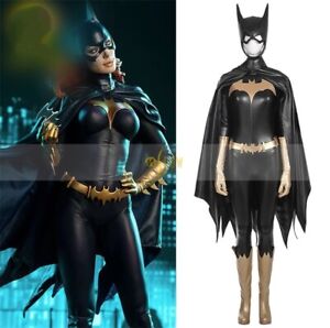 Batman Cosplay Women's Jumpsuit Batgirl Halloween Uniform Suit Bodysuit Outfits