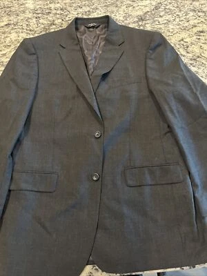 Chaqueta Blazer Dorada JOSEPH & FEISS para Hombre Talla 42R Gris Oscuro 100% Lana Foto 1 de 4