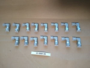 NEW Lot of 15 Hydraulic Adapter N9506-08-08 Male JIC x Fem BSPP Swivel 90 Elbow - Picture 1 of 4