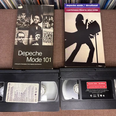 Bundle 2 DEPECHE MODE 101 Devotional USA VHS VIDEO w/ Slip Case NTSC 38155 38346 - Image 1 of 4