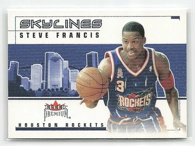 2002 Fleer Premium Steve Francis Skylines /2500 #10 SL Rockets - Image 1 of 2
