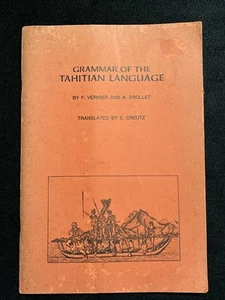 Grammer der tahitianischen Sprache 1978 Honolulu Buch - Bild 1 von 13