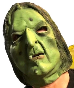 Rare Vintage Don Post Studios Copyright 1977 Green Witch Full Mask Halloween  - Bild 1 von 5