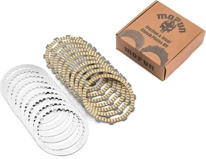 MOFUN 19 PCS Extra Clutch Plates Friction Steel Kit for Harley Twin Cam 99-17 - Bild 1 von 9