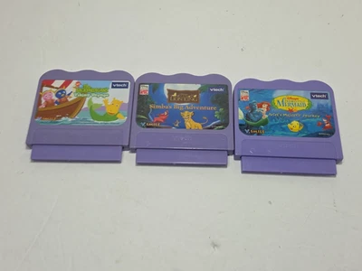 LOT OF 3 VTech VSmile Cartridges Backyardigans,  LIttle Mermaid and Lion King - Image 1 of 4