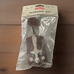 Calrad TK-10 Telegraph Sending Key Morse Code Amateur Radio Vintage - NOS - Zdjęcie 1 z 7