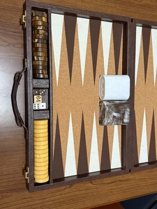 Vintage Crisloid Bakelite Backgammon Set 1.5” NM - Picture 1 of 13