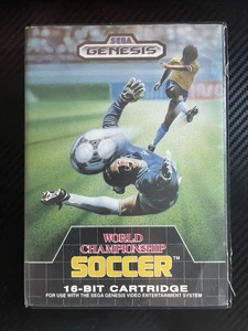 World Championship Soccer (Sega Genesis, 1989) CIB komplett mit Handbuch - Bild 1 von 5