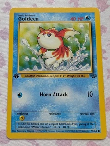 Goldeen 53/64 Jungle 1st Edition 1999 Pokemon Card - Picture 1 of 2