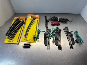N Scale Atlas/ Bachmann Track & Switch 20 Piece Lot. #2526,#2520 LH #7658, 7659 - Picture 1 of 13