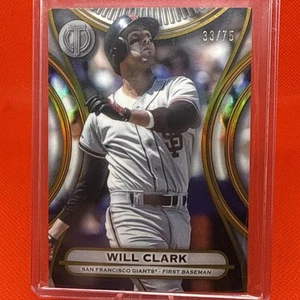 2025 Topps Tribute Will Clark Gold /75 - Picture 1 of 6