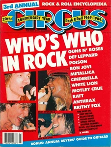 Circus Magazin 31. März 1989 Guns N Roses Metallica Def Leppard Motley Crue Rat - Bild 1 von 2