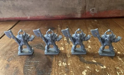 Vtg Hero Quest 1990 - Replacement parts - Lot of 4 Chaos Warriors - Image 1 of 3