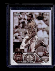 2023 Topps Chrome Sepia Refractors #200 Julio Rodríguez - Picture 1 of 2