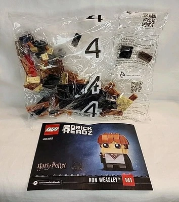 Lego Harry Potter Brickheadz Set 40495 Ron Weasley ( Bag 4 Only ) New Sealed - Image 1 of 3