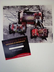 Autogrammfoto Ross Human OSU Linebacker 2006-10 All Big Ten Cert of Authenti - Bild 1 von 3