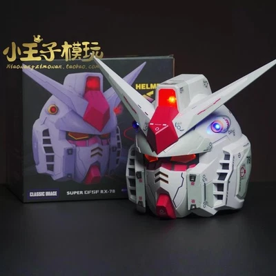 Gundam RX-78-2 Wearable Helmet Touch Control LED Eyes Cosplay Props Ornaments - Image 1 of 4