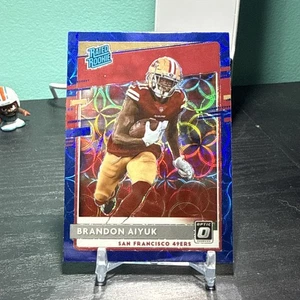 2020 Donruss Optic Brandon Aiyuk Blue Scope Prizm Rookie RC #169 49ers - Picture 1 of 2