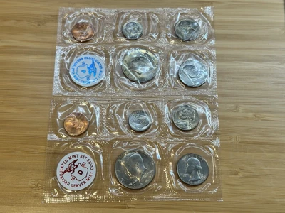 1983 P&D KP Private Mint Set 10 Coins No US Mint Sets Produced - Image 1 of 4
