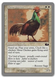 Mesa Chicken #9 (NM) Unglued UGL Magic MTG - Picture 1 of 2