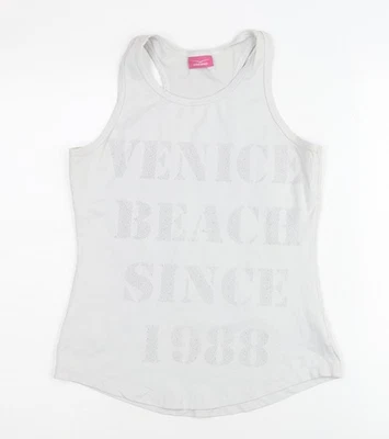 Venice Beach Women's White Tank M Gym Top - Image 1 of 4