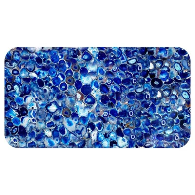 Blue Agate Dining Table Top, Agate Stone Meeting Table Top Kitchen Countertops - Image 1 of 4