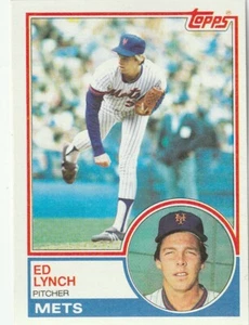 FREE SHIPPING-MINT-1983 Topps Ed Lynch #601 PLUS METS BONUS CARDS - Picture 1 of 1