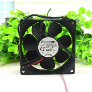 1pc Delta DFB0824HH 24v 0.18A 8025 8cm 2-wire Cooling Fan - Picture 1 of 5