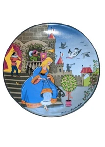1980er Aschenputtel Teller von Barbara Furstenhofer Aschenbrodel Germany 8" Durchmesser - Bild 1 von 5