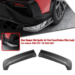 Rear Bumper Side Corner Vent Splitter Trim Panel For Subaru WRX STI VB 2022-2025 - Bild 1 von 8
