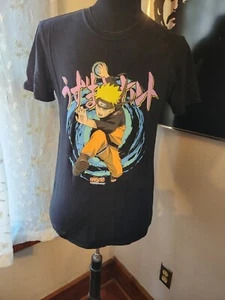 Shonen Jump NARUTO SHIPPUDEN NARUTO Herren T SHIRT Schwarz Anime Größe Medium - Bild 1 von 2