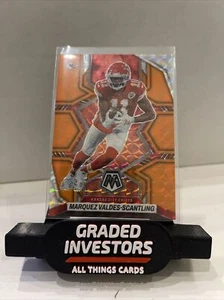 MARQUEZ VALDES-SCANTLING CHIEFS 2022 MOSAIC ORANGE PRIZM - Picture 1 of 2