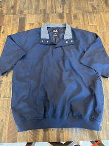 Ashworth weather system golf windbreaker size large button closure - Picture 1 of 5