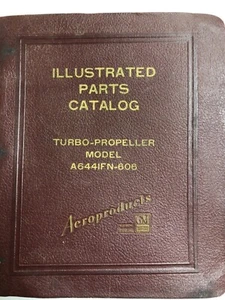 Aeroproducts A6441FN-606 & -606A Turbo -Propellers 1971 Parts Catalog Original - Picture 1 of 12