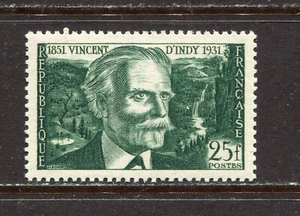 FRANCE 1951, MUSIC COMPOSER VINCENT D'INDY, Scott 648, MNH - Picture 1 of 1