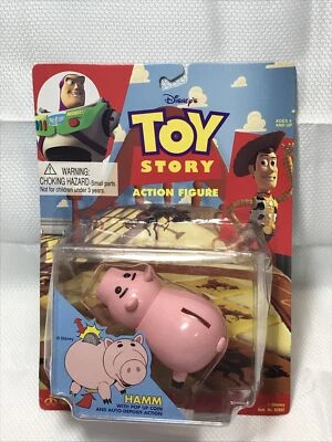 Toy Story Action Figure Hamm Vintage 1995 New Old Stock - Image 1 of 4